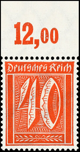 Inflation 1921 Mi.-Nr. 182 P OR Oberrand - postfrisch