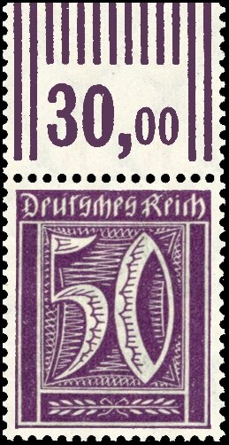 Inflation 1921 Mi.-Nr. 183 a W OR 292 Oberrand - postfrisch