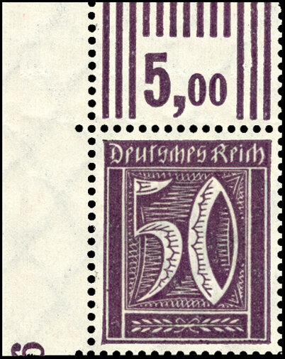 Inflation 1921 Mi.-Nr. 183 b W OR 292 - postfrisch