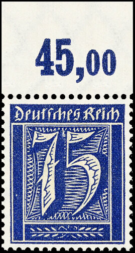 Inflation 1921 Mi.-Nr. 185 P OR Oberrand - postfrisch