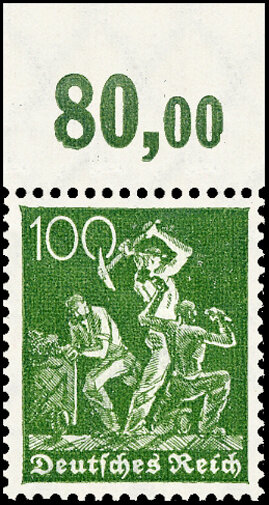 Inflation 1921 Mi.-Nr. 187 a P OR Oberrand - postfrisch