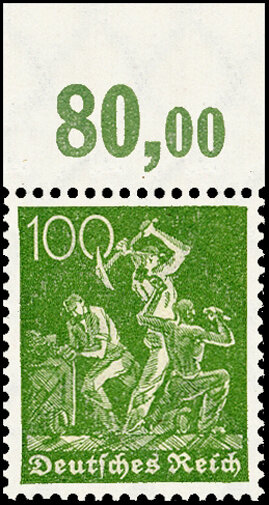 Inflation 1921 Mi.-Nr. 187 c P OR Oberrand - postfrisch