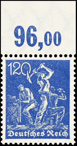 Inflation 1921 Mi.-Nr. 188 P OR Oberrand - postfrisch