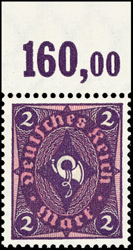 Inflation 1921 Mi.-Nr. 191 P OR Oberrand - postfrisch