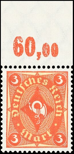 Inflation 1921 Mi.-Nr. 192 P OR Oberrand - postfrisch