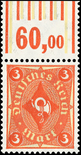 Inflation 1921 Mi.-Nr. 192 W OR 141/151 Oberrand - postfrisch