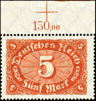 Inflation 1921 Mi.-Nr. 194 c P OR Oberrand - postfrisch