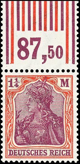 Inflation 1922 Mi.-Nr. 198 W OR Oberrand - postfrisch