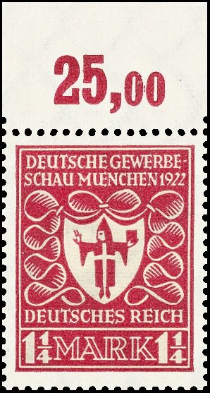 Inflation 1922 Mi.-Nr. 199 a P OR Oberrand - postfrisch