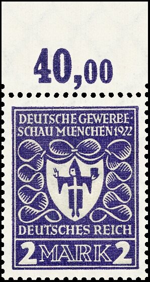 Inflation 1922 Mi.-Nr. 200 a P OR Oberrand - postfrisch