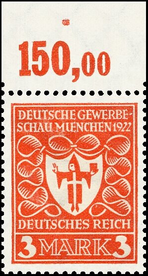 Inflation 1922 Mi.-Nr. 201 P OR Oberrand - postfrisch
