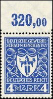 Inflation 1922 Mi.-Nr. 202 P OR Oberrand - postfrisch