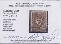 Deutsches Reich 1922 Mi.-Nr. 203 b - gestempelt geprüft