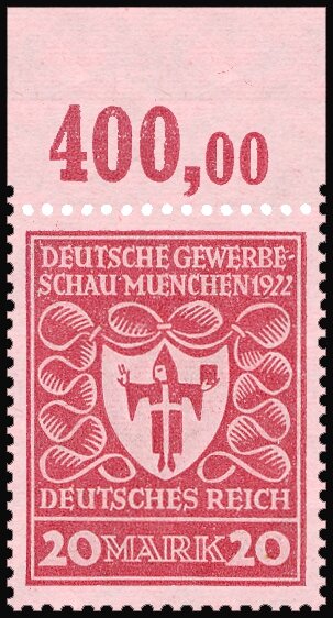 Inflation 1922 Mi.-Nr. 204 a P OR Oberrand - postfrisch