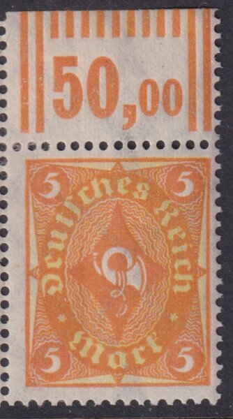 Inflation 1922 Mi.-Nr. 205 W OR 060/292 Oberrand - postfrisch