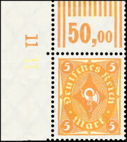 Inflation 1922 Mi.-Nr. 205 W OR 060/292 - postfrisch