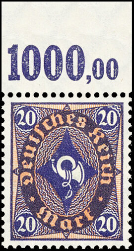 Inflation 1922 Mi.-Nr. 207 P OR Oberrand - postfrisch