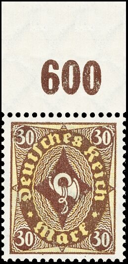 Inflation 1922 Mi.-Nr. 208 P OR Oberrand - postfrisch
