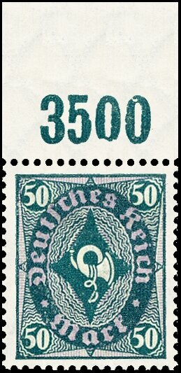 Inflation 1922 Mi.-Nr. 209 P OR Oberrand - postfrisch