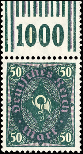 Inflation 1922 Mi.-Nr. 209 W a OR 141/292 Oberrand - postfrisch