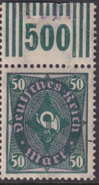 Inflation 1922 Mi.-Nr. 209 W a OR 141/373 Oberrand - postfrisch