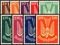 Inflation 1922 Mi.-Nr. 210-218 - postfrisch