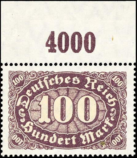 Inflation 1922 Mi.-Nr. 219 P OR Oberrand -  postfrisch