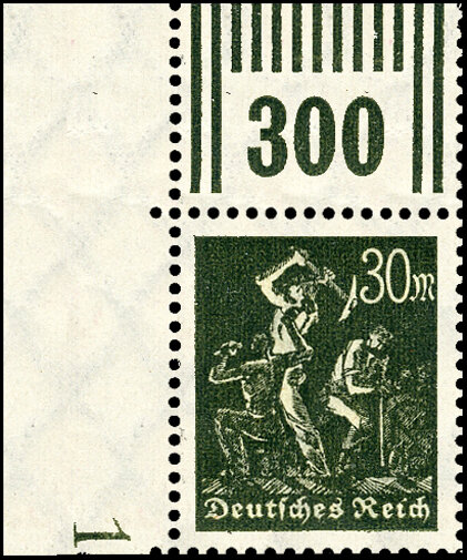 Inflation 1922 Mi.-Nr. 243 b W OR Oberrand -  postfrisch