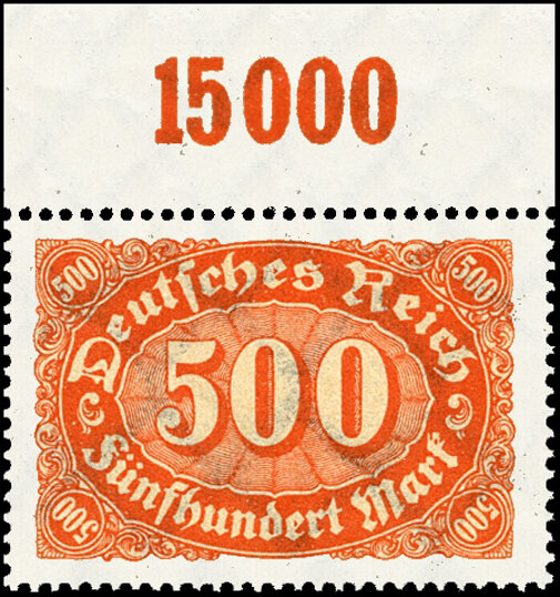 Inflation 1922 Mi.-Nr. 251 P OR Oberrand - postfrisch
