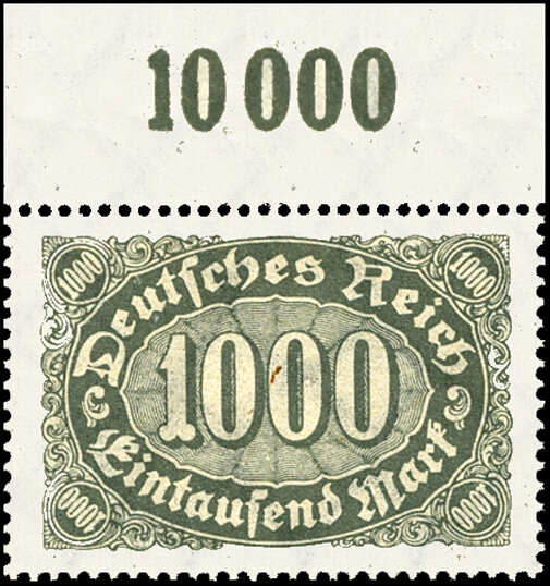 Inflation 1922 Mi.-Nr. 252 P OR Oberrand - postfrisch
