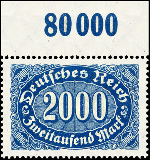 Inflation 1922 Mi.-Nr. 253 b P OR Oberrand - postfrisch geprüft