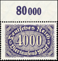 Inflation 1922 Mi.-Nr. 255 P OR - postfrisch