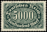 Deutsches Reich 1922 Mi.-Nr. 256 a - postfrisch gprüft