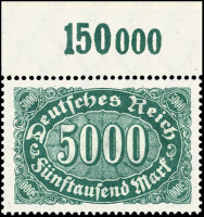 Inflation 1922 Mi.-Nr. 256 c P OR - postfrisch geprüft
