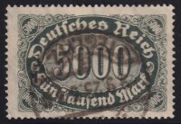 Deutsches Reich 1922 Mi.-Nr. 256 d - gestempelt geprüft