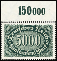 Inflation 1922 Mi.-Nr. 256 d P OR - postfrisch geprüft