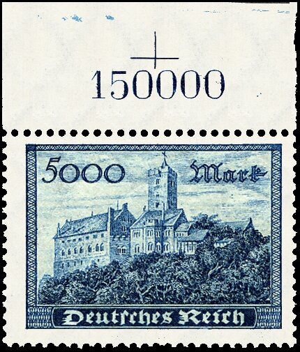 Inflation 1923 Mi.-Nr. 261 a P OR - postfrisch