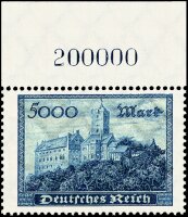 Inflation 1923 Mi.-Nr. 261 b P OR - postfrisch geprüft