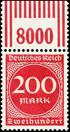 Inflation 1923 Mi.-Nr. 269 W OR 292 Oberrand - postfrisch