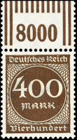 Inflation 1923 Mi.-Nr. 271 W OR 292 Oberrand - postfrisch