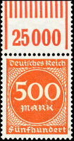 Inflation 1923 Mi.-Nr. 272 W OR 1111 Oberrand - postfrisch