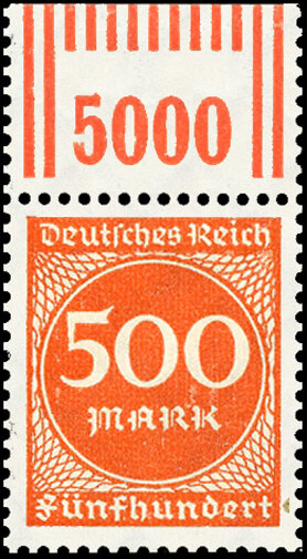 Inflation 1923 Mi.-Nr. 272 W OR 292 Oberrand - postfrisch