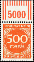 Inflation 1923 Mi.-Nr. 272 W OR 292 Oberrand - postfrisch