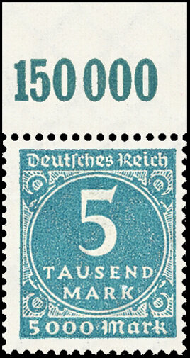 Inflation 1923 Mi.-Nr. 274 P OR - postfrisch