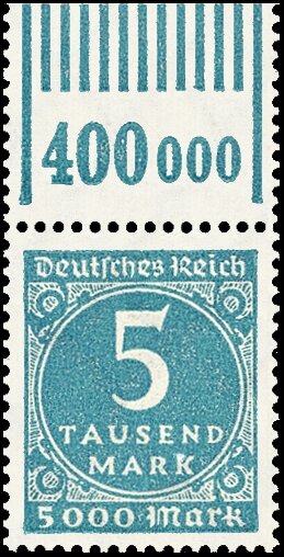 Inflation 1923 Mi.-Nr. 274 W OR 1111 - postfrisch
