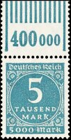 Inflation 1923 Mi.-Nr. 274 W OR 1111 Oberrand - postfrisch