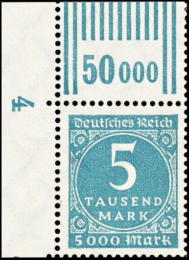 Inflation 1923 Mi.-Nr. 274 W OR 292 - postfrisch