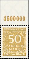 Inflation 1923 Mi.-Nr. 275 a P OR Oberrand - postfrisch