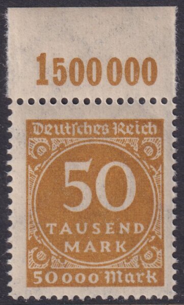Inflation 1923 Mi.-Nr. 275 b P OR Oberrand - postfrisch