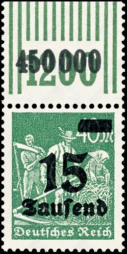 Inflation 1923 Mi.-Nr. 279 b W OR 292 - postfrisch